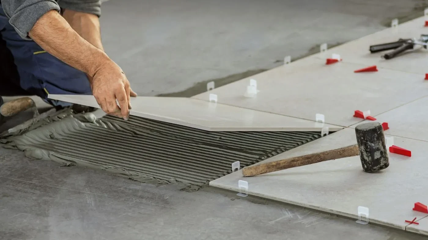 nivellement de carrelage